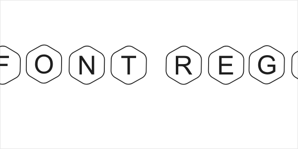 HEX Font Regular Logo