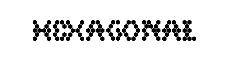HEXAGONAL  Frei Schriftart Herunterladen