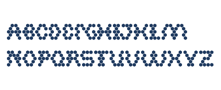 HEXAGONAL Lowercase