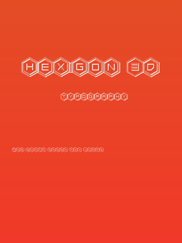 HEX:gon 3D Poster