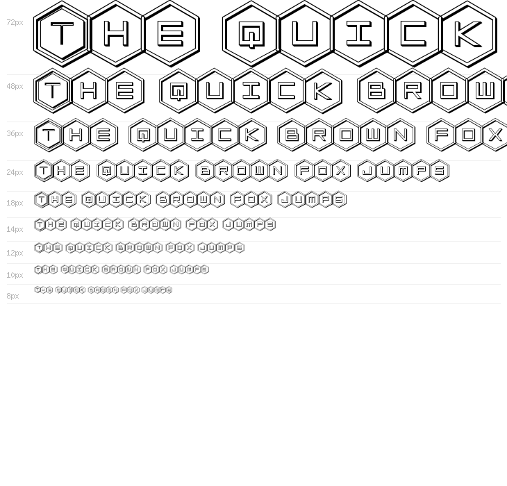 HEX:gon 3D Waterfall