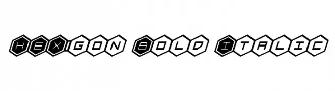 HEX:gon Bold Italic  नि: शुल्क फ़ॉन्ट्स डाउनलोड