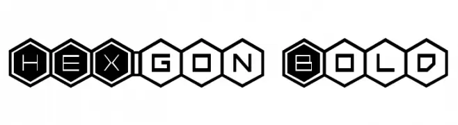 HEX:gon Bold  Скачать бесплатные шрифты