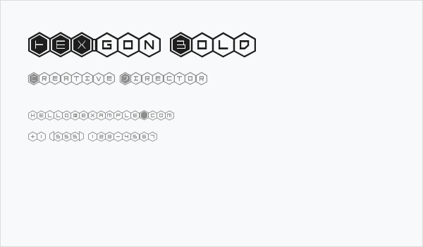 HEX:gon Bold Business Card