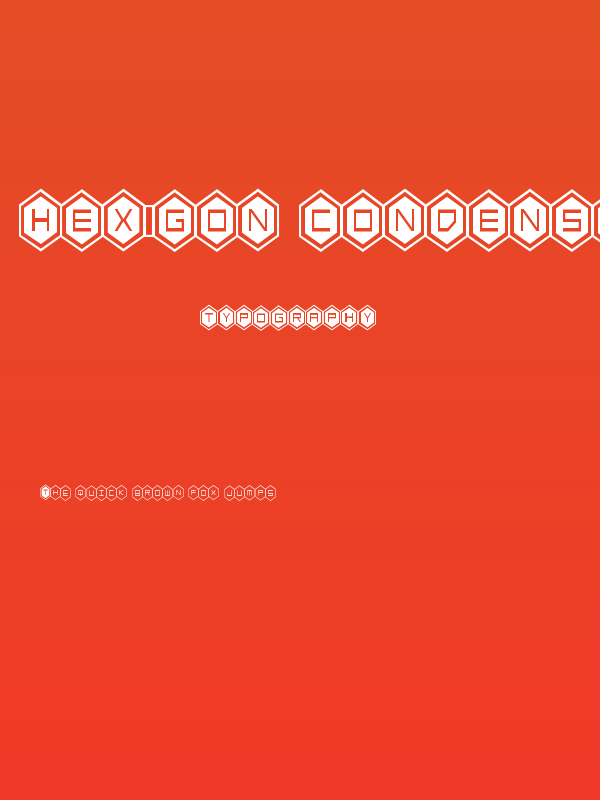 HEX:gon Condensed Poster
