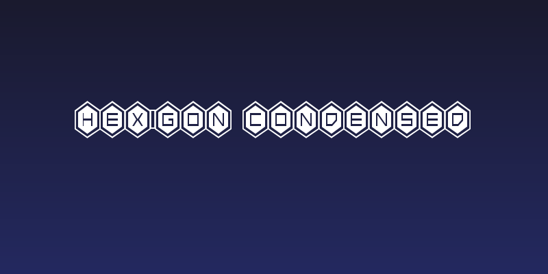 HEX:gon Condensed Social Header