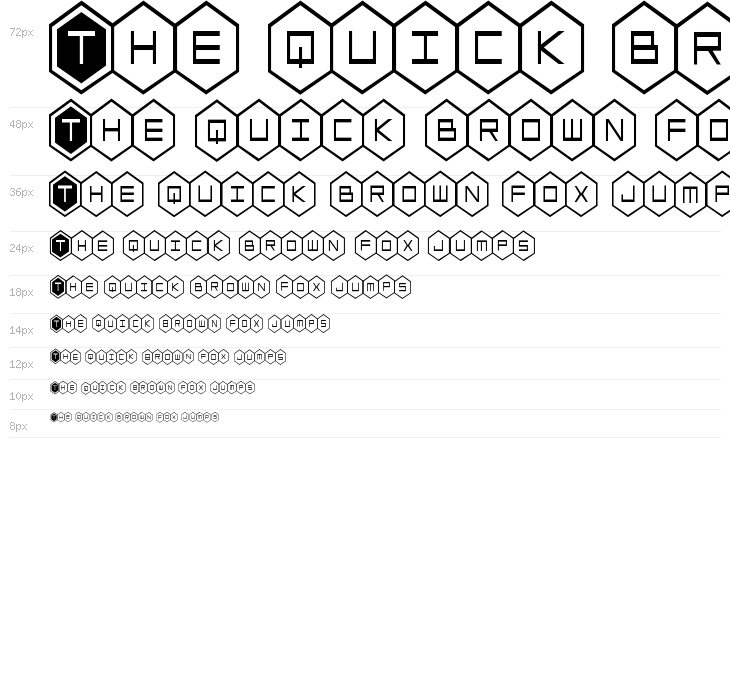 HEX:gon Condensed Waterfall