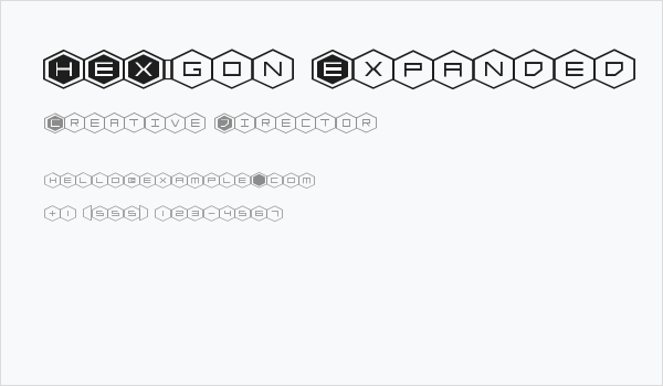 HEX:gon Expanded Business Card