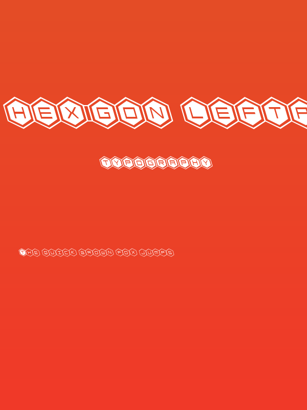 HEX:gon Leftalic Poster