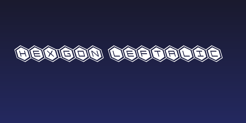 HEX:gon Leftalic Social Header