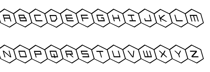 HEX:gon Leftalic Font LOWERCASE