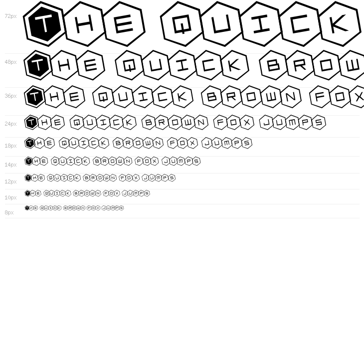 HEX:gon Rotated Waterfall