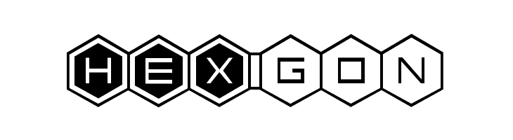 HEX:gon  Descarca Fonturi Gratis