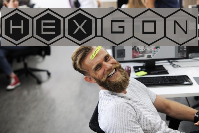 HEX:gon Font examples
