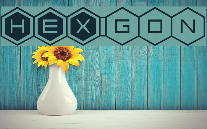 HEX:gon Font examples