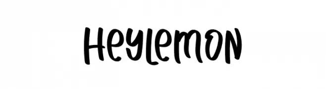 HEY LEMON  Fuentes Gratis Descargar