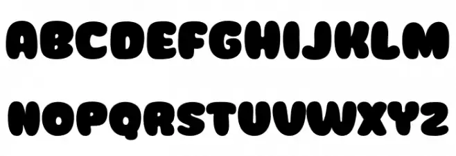 HEYCAZ-Regular 字体 大写