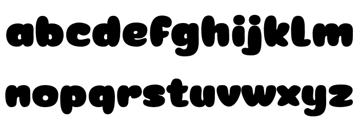 HEYCAZ-Regular Font LOWERCASE