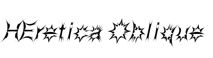 HEretica Oblique  Скачать бесплатные шрифты