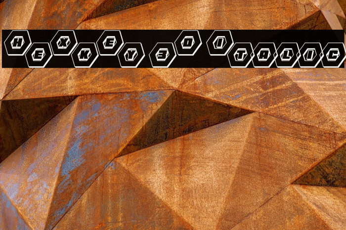 HeXkEy 3D Italic Example 2