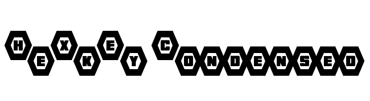 HeXkEy Condensed  Fuentes Gratis Descargar