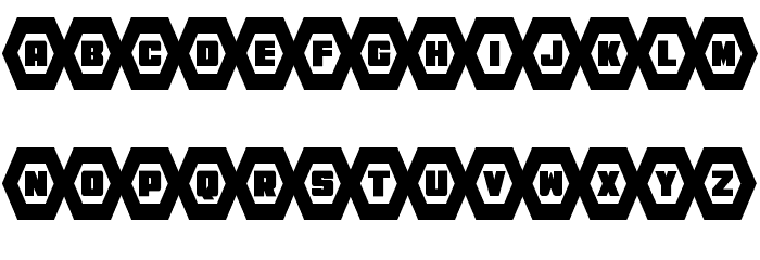HeXkEy Condensed फ़ॉन्ट अपरकेस