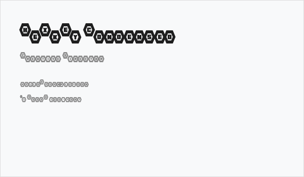 HeXkEy Condensed Business Card