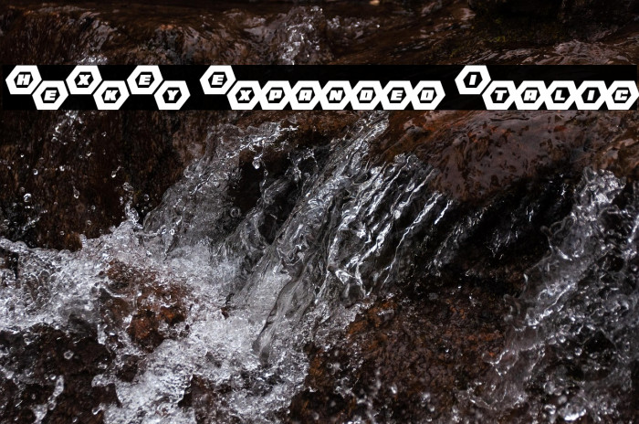 HeXkEy Expanded Italic Example 1