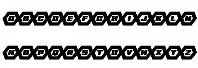 HeXkEy Expanded Italic Schriftart Kleinbuchstaben