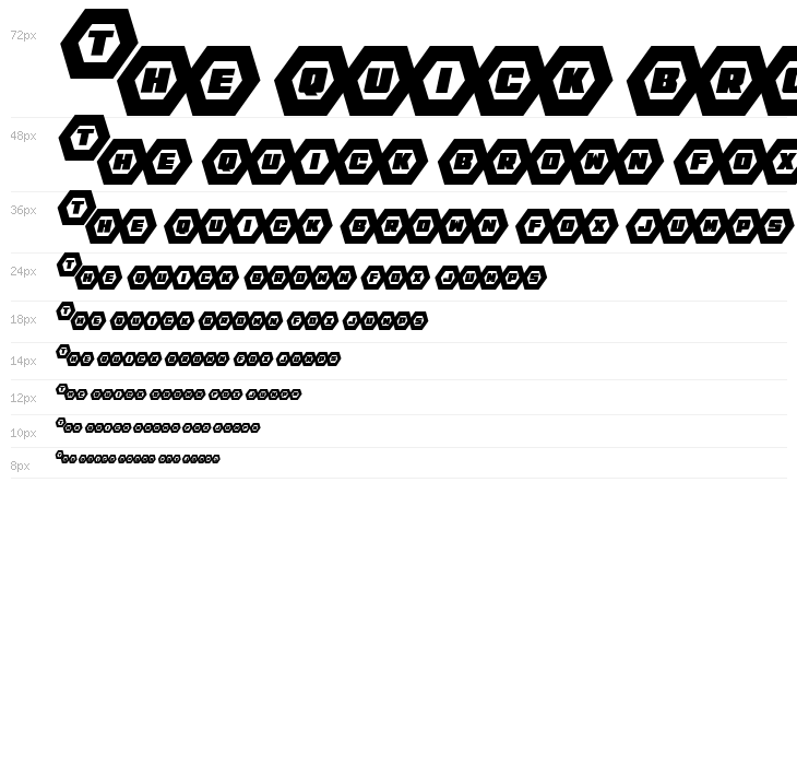 HeXkEy Italic Waterfall