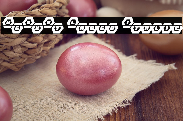 HeXkEy Laser Italic Example 2