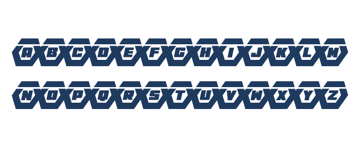 HeXkEy Laser Italic Lowercase