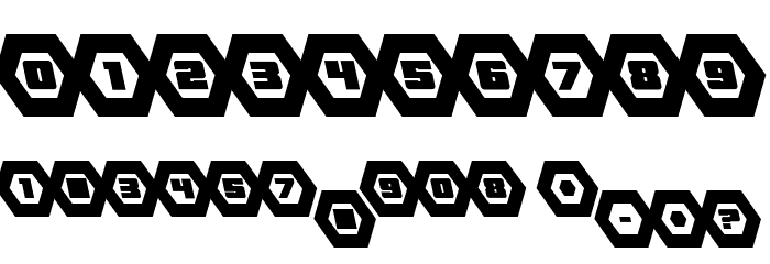 HeXkEy Leftalic Font OTHER CHARS