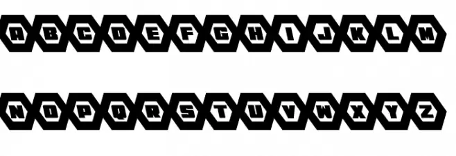 HeXkEy Leftalic Schriftart Groß
