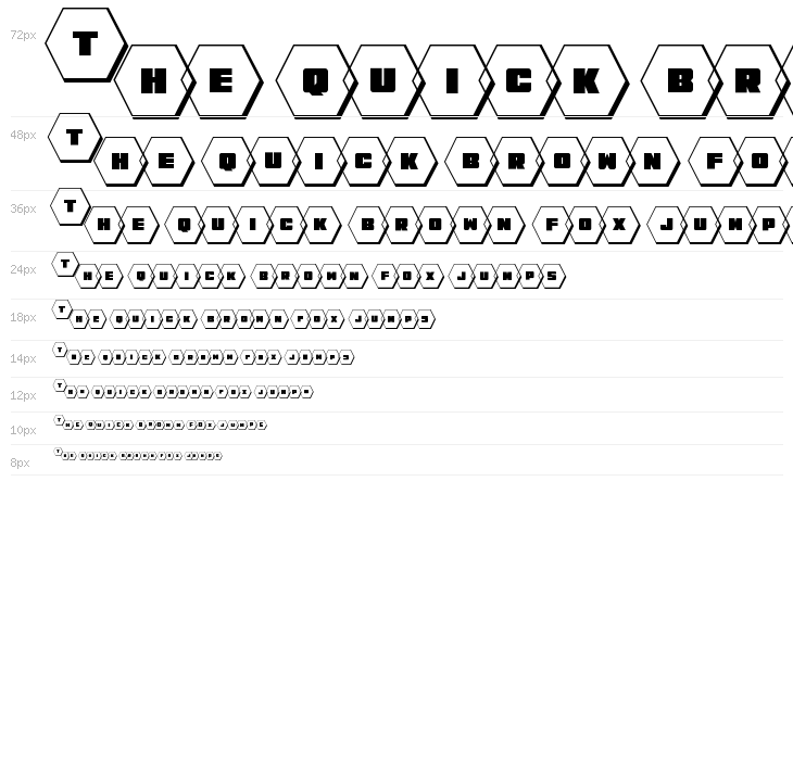 HeXkEy Solid 3D Waterfall