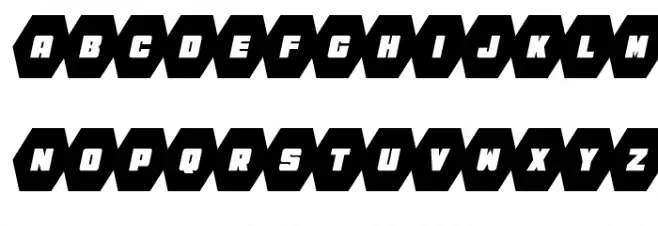 HeXkEy Solid Condensed Italic Polices MAJUSCULES