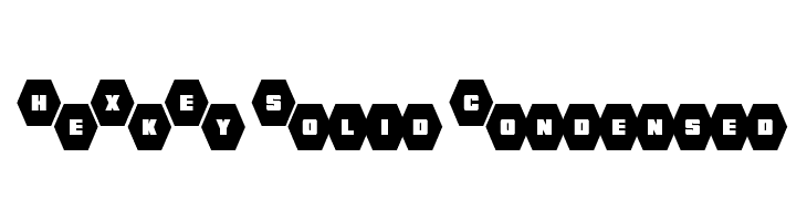 HeXkEy Solid Condensed  フリーフォントのダウンロード