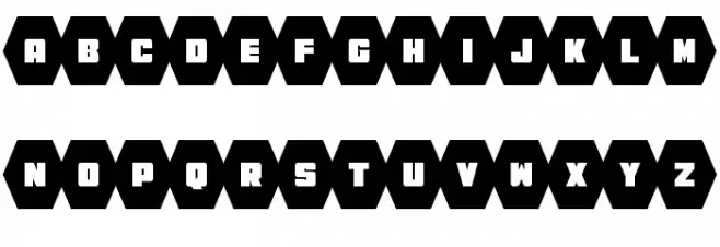 HeXkEy Solid Condensed Fonte MAIÚSCULAS