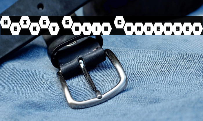 HeXkEy Solid Condensed Example 2