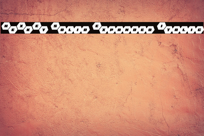 HeXkEy Solid Expanded Italic Example 2