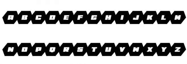 HeXkEy Solid Expanded Italic Fonte MINÚSCULAS