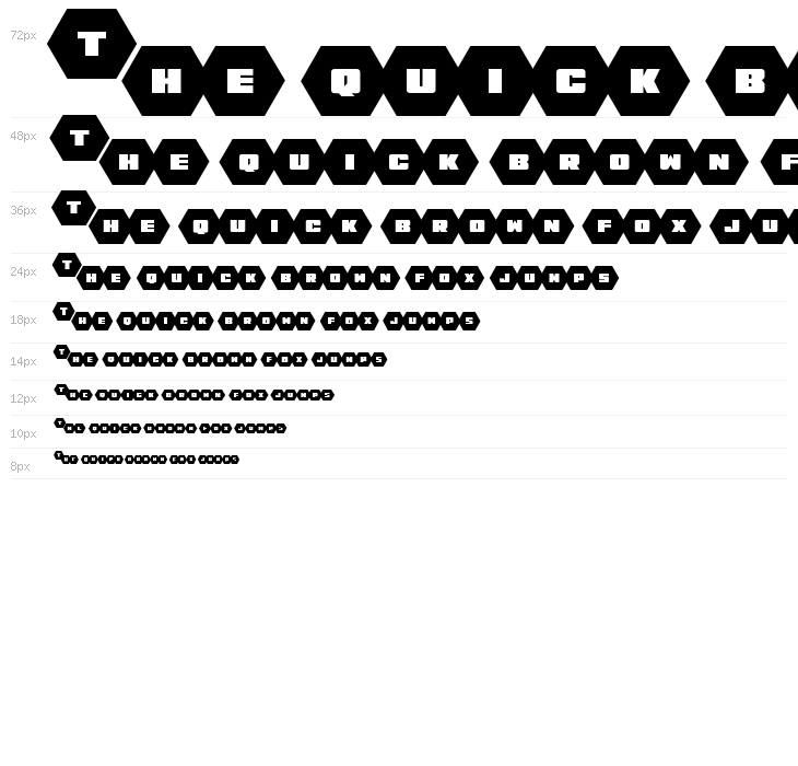 HeXkEy Solid Expanded Waterfall