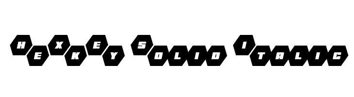 HeXkEy Solid Italic  لخطوط تنزيل