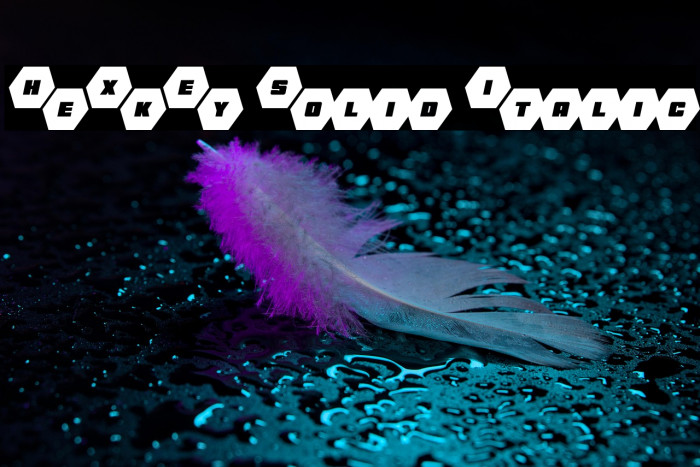 HeXkEy Solid Italic Example 1