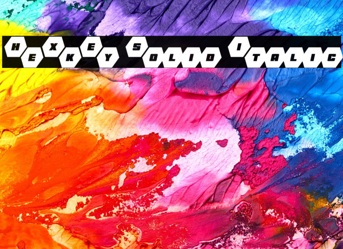 HeXkEy Solid Italic Example 2