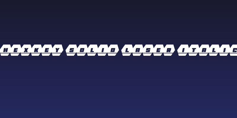 HeXkEy Solid Laser Italic Social Header