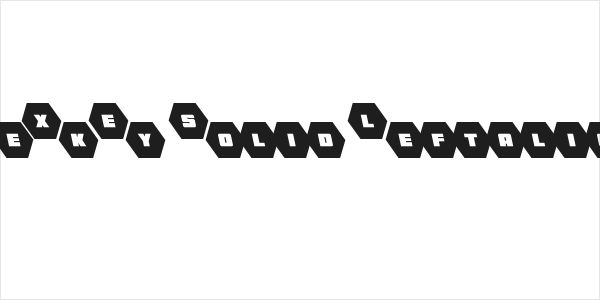 HeXkEy Solid Leftalic Logo