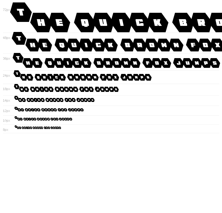 HeXkEy Solid Leftalic Waterfall