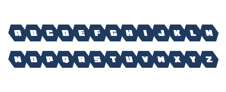 HeXkEy Solid Leftalic Lowercase