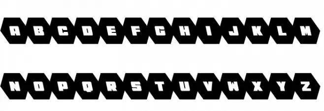 HeXkEy Solid Leftalic फ़ॉन्ट लोअरकेस